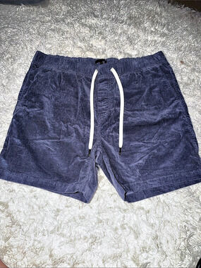 Quince Organic Stretch Corduroy Shorts - 6" Purple XL